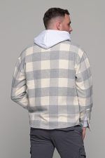 poykamiso-fanelenio-andriko-man-men-casual-kathimerino-jacket-karo-grey-gkri-gri-gre-white-leuko-leyko-me-giaka-koympia-shirt