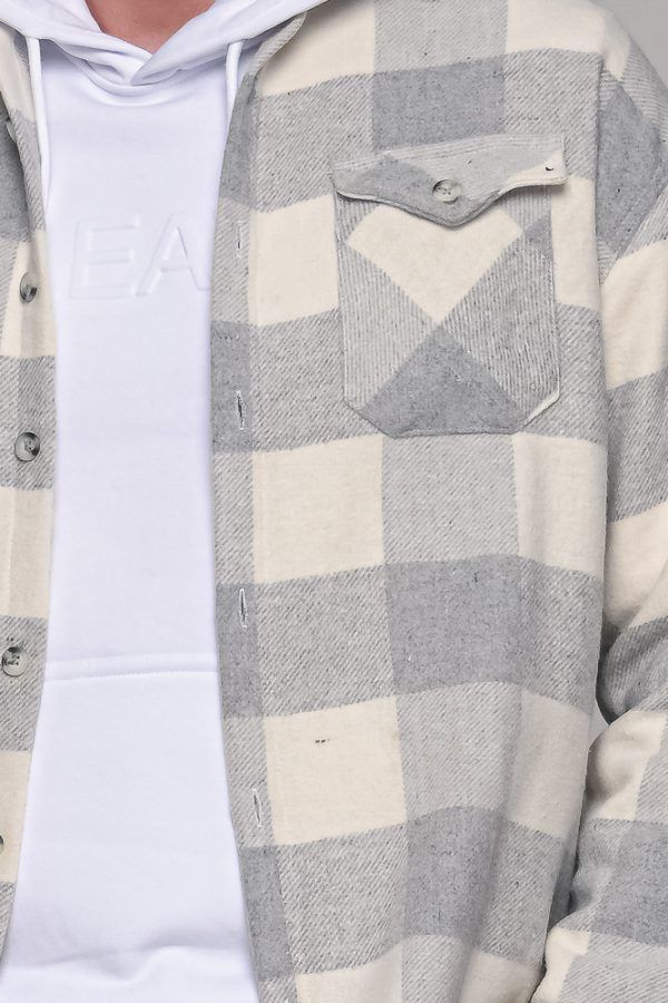 poykamiso-fanelenio-andriko-man-men-casual-kathimerino-jacket-karo-grey-gkri-gri-gre-white-leuko-leyko-me-giaka-koympia-shirt