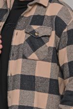 poykamiso-fanelenio-andriko-man-men-casual-kathimerino-jacket-karo-mayro-mauro-black-beige-mpez-me-giaka-koympia-shirt