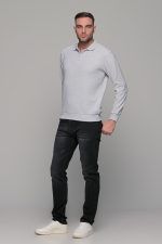 Μαύρο ανδρικό παντελόνι τζιν με ξέβαμμα Paparazzi – slim fit - Image 6