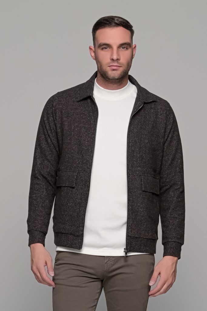zaketa-jacket-kafe-brown-mple-blue-kathimerini-casual-me-giaka-me-fermouar-xeimonas-winter-andriko-man-men