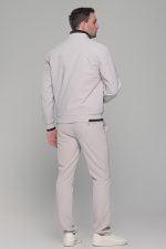 Μαύρο-Λευκό ανοιξιάτικο ανδρικό μπουφάν διπλής όψης double face - Slim fit - Image 12