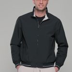 Μαύρο-Λευκό ανοιξιάτικο ανδρικό μπουφάν διπλής όψης double face - Slim fit