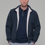 Μπλε-Λευκό ανοιξιάτικο ανδρικό μπουφάν διπλής όψης double face - Slim fit