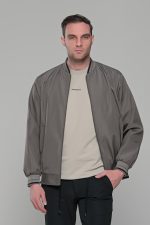 Χακί ανδρικό ανοιξιάτικο μπουφάν - Slim fit - Image 7