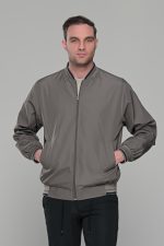 Χακί ανδρικό ανοιξιάτικο μπουφάν - Slim fit