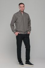 Χακί ανδρικό ανοιξιάτικο μπουφάν - Slim fit - Image 4