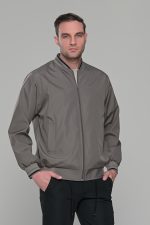 Χακί ανδρικό ανοιξιάτικο μπουφάν - Slim fit - Image 3