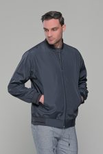 Μπλε ανδρικό ανοιξιάτικο μπουφάν - Slim fit