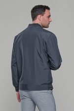 Μπλε ανδρικό ανοιξιάτικο μπουφάν - Slim fit - Image 9