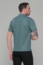 Πράσινο ανδρικό πόλο μπλουζάκι μοντάλ Massaro- Classic Fit - Image 8