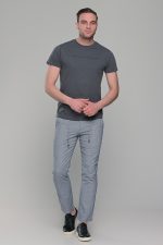 Σκούρο γκρι κοντομάνικο t-shirt ανδρικό μπλουζάκι με στάμπα - Image 7