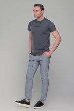 Σκούρο γκρι κοντομάνικο t-shirt ανδρικό μπλουζάκι με στάμπα - Image 4