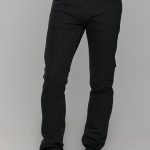 Μαύρο ανδρικό τζιν με ελαστικό Indicode – Straight fit