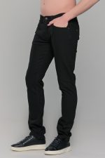 Μαύρο ανδρικό τζιν με ελαστικό Indicode – Straight fit - Image 3