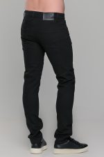 Μαύρο ανδρικό τζιν με ελαστικό Indicode – Straight fit - Image 6