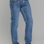 Ανδρικό καλοκαιρινό μπλε ανοιχτό τζιν Paparazzi με ελαφρύ ξέβαμμα – Slim fit