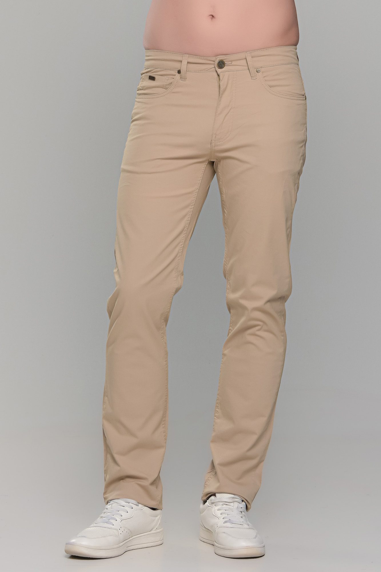 andriko-man-men-panteloni-trouser-kalokairino-summer-anoijiatiko-spring-chino-mpez-bez-beige (4) Καλοκαιρινό ανδρικό chino παντελόνι μπεζ - Slim fit - Image 1