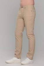 Καλοκαιρινό ανδρικό chino παντελόνι μπεζ - Slim fit - Image 4